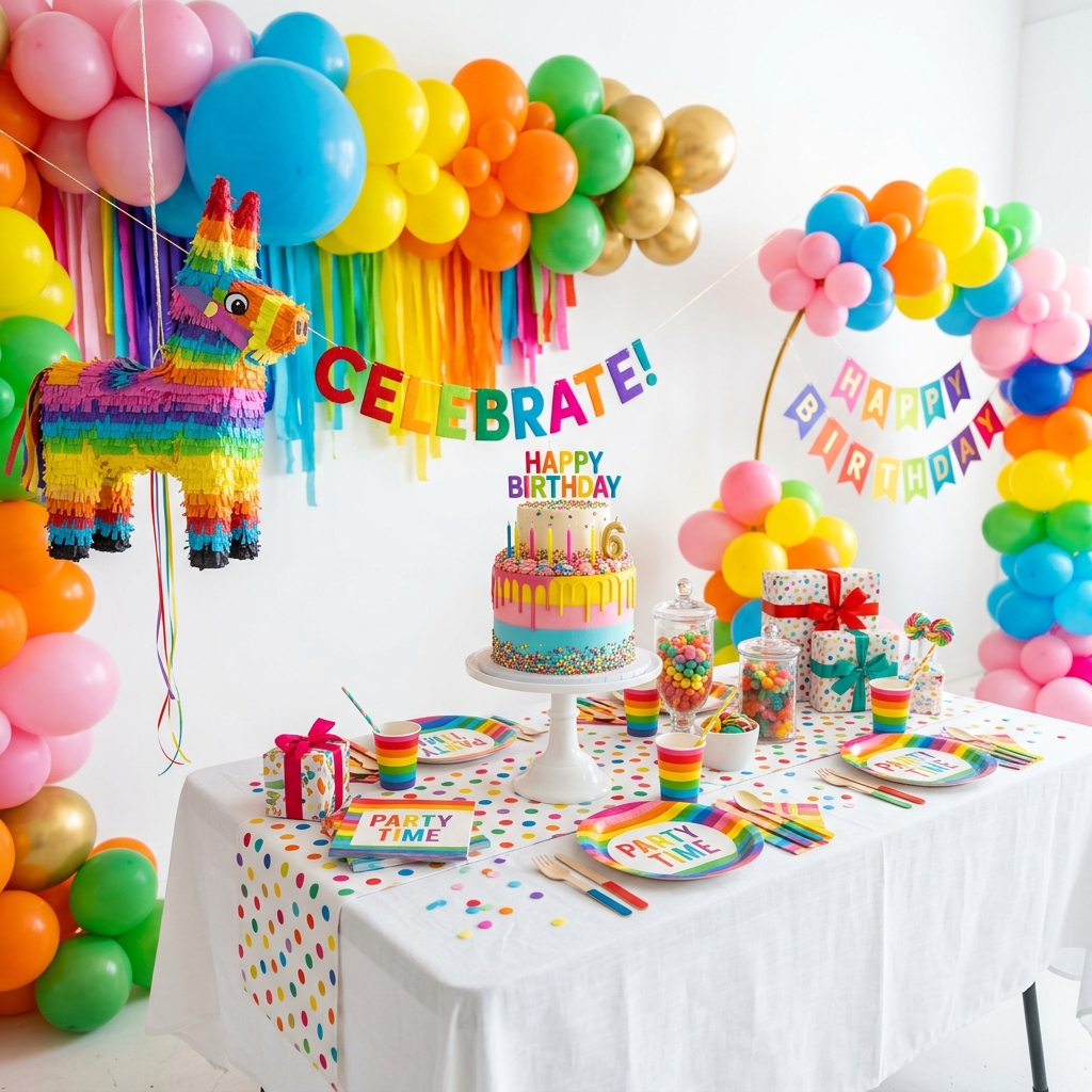 Beautiful Birthday Party Arrangement