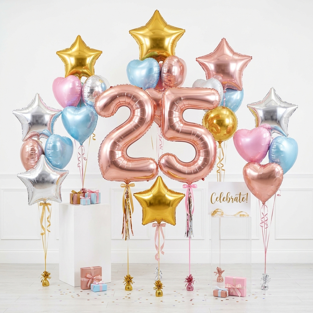 Beautiful Foil Balloon Arrangement