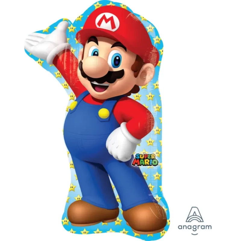 33" Super Mario Shaped Foil Balloon