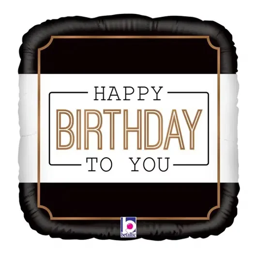 Classic Birthday foil balloon
