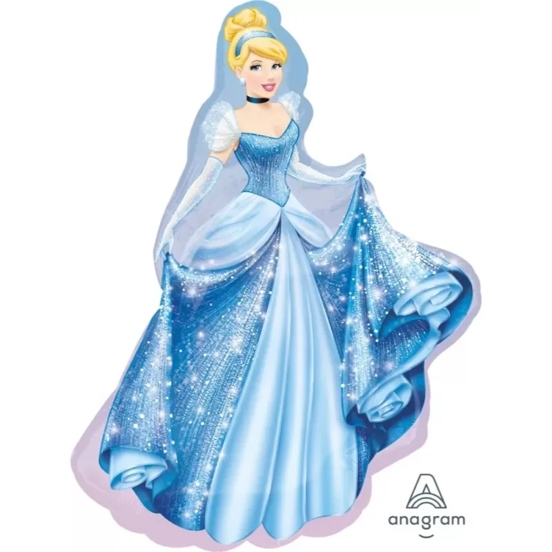 33" Princess Cinderella Shaped Foil Balloon