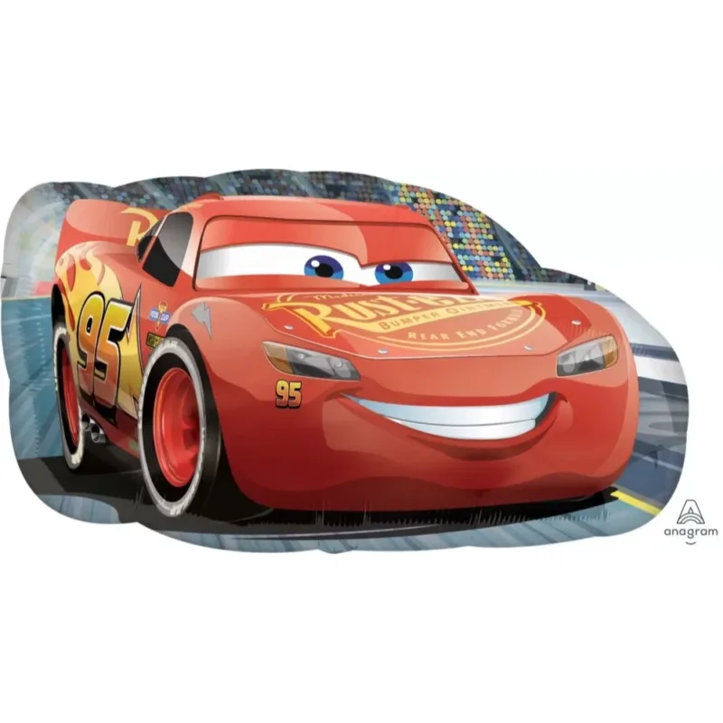 30" Cars 3 - Lightning McQueen Shaped Foil Balloon