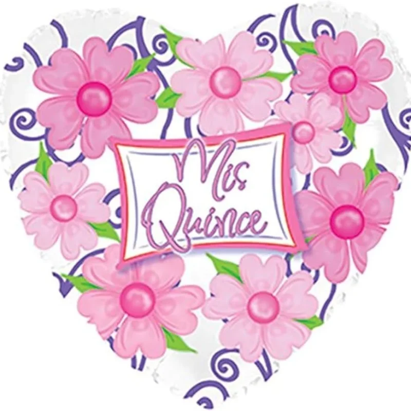 mis quince heartshape
