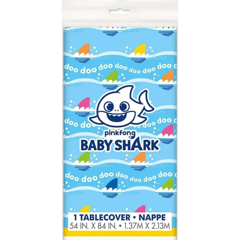 baby shark table cover2