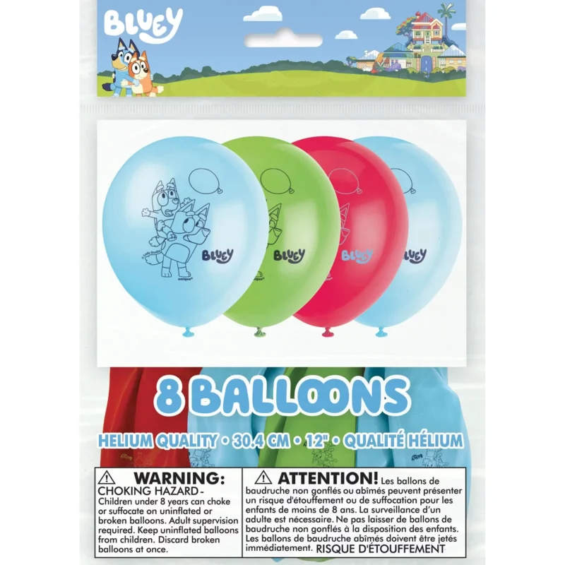 bluey balloons latex