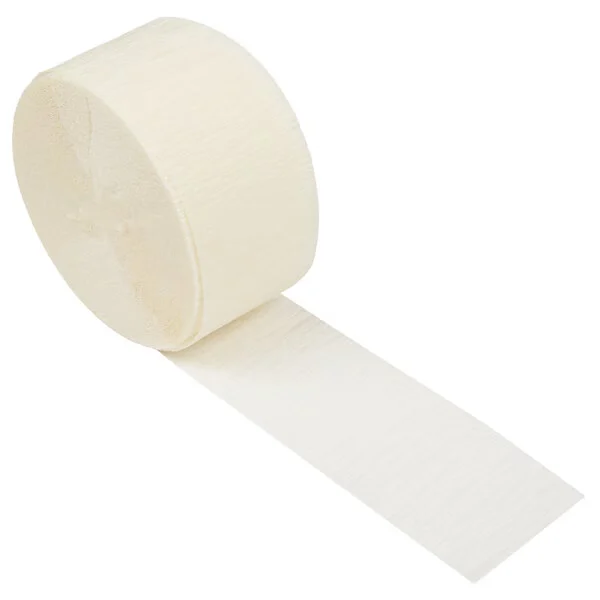 ivory crepe streamer