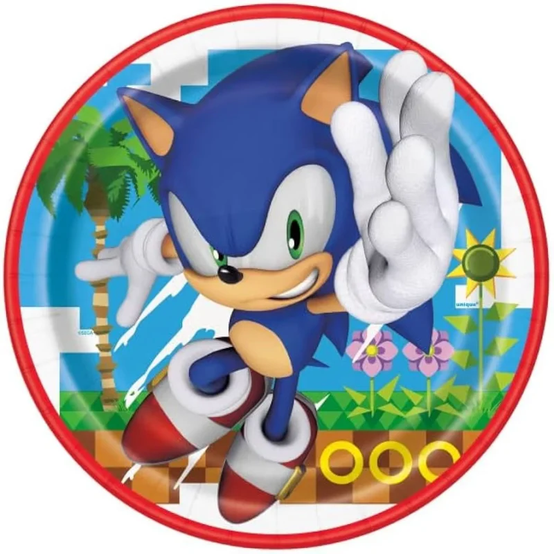 sonic 9 inch plate1