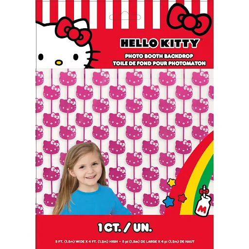 hello kitty photo booth backdrop finge curtain1