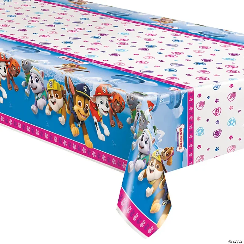 pink paw patrol tablecover1