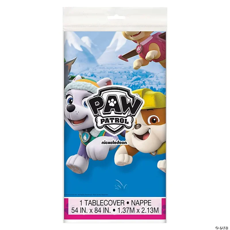 pink paw patrol tablecover2
