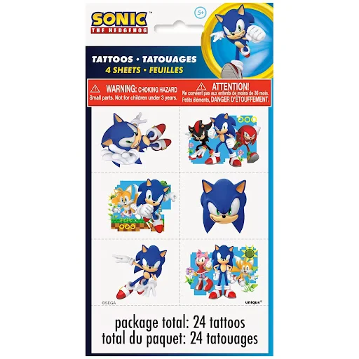sonic tattoos