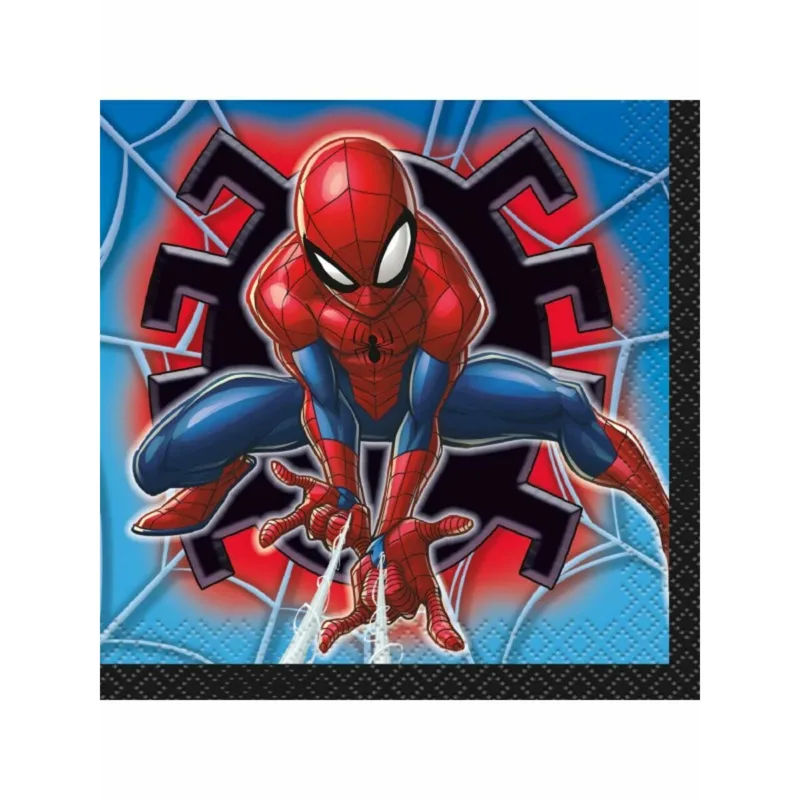 Spiderman Beverage Napkins 16ct