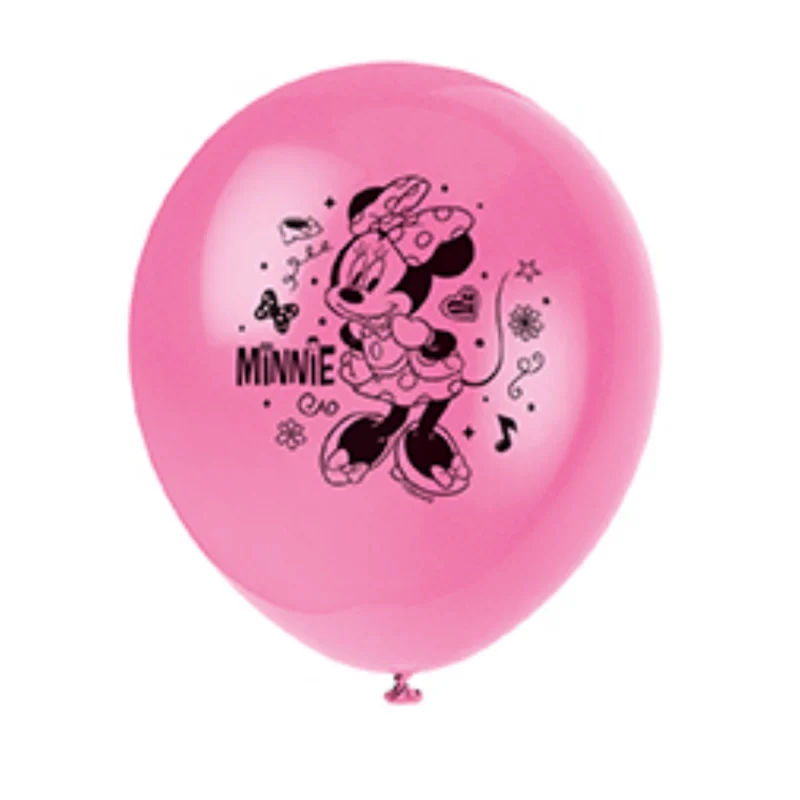 Minnie Mouse Mouse Latex Balloon Pack 8ct - Image 2