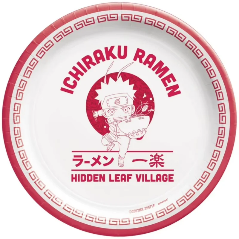 Naruto 7" Plates 8ct