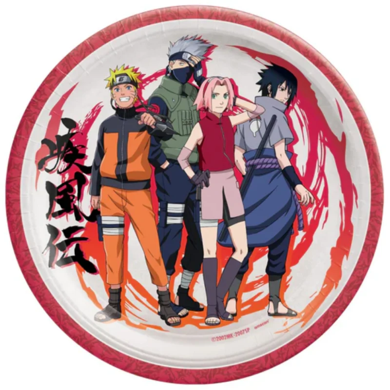 Naruto 9" Plates 8ct