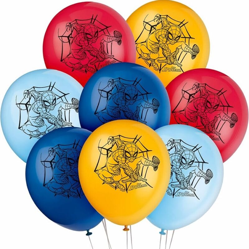 Spiderman Latex Balloon Pack 8ct - Image 2