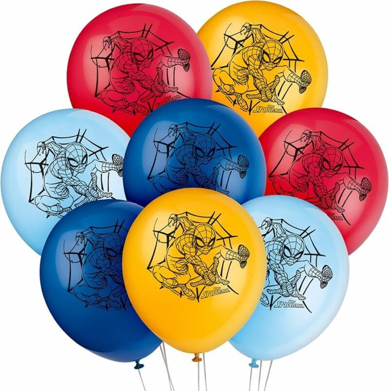 Spiderman Latex Balloon Pack 8ct - Image 2