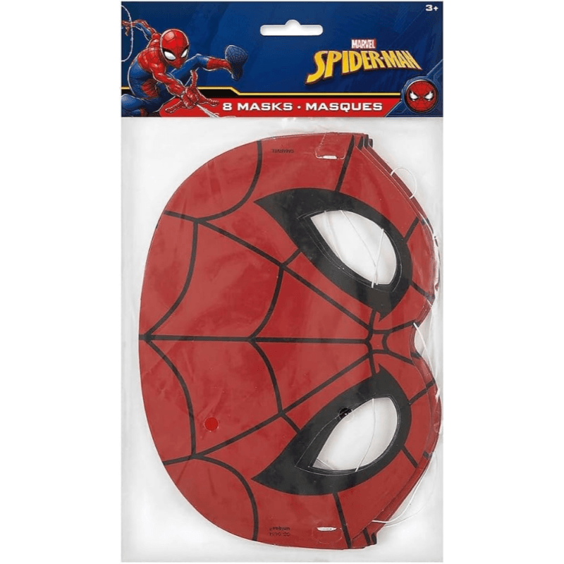 Spiderman Mask 8ct