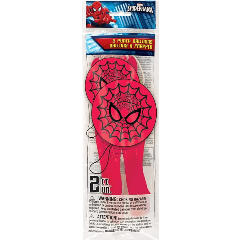 16" Spiderman Punch Balloon 2ct