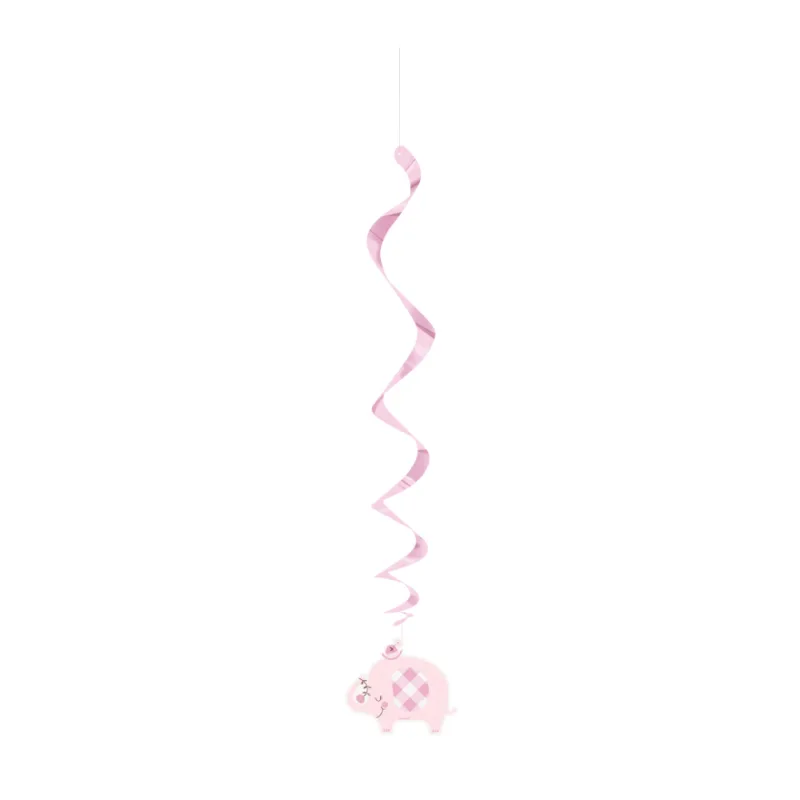 Pink Floral Elephant Hanging Decorations - Image 5