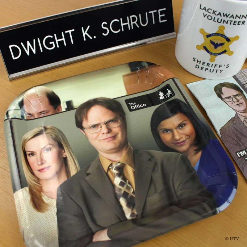 The Office 7" Plates 8ct - Image 2