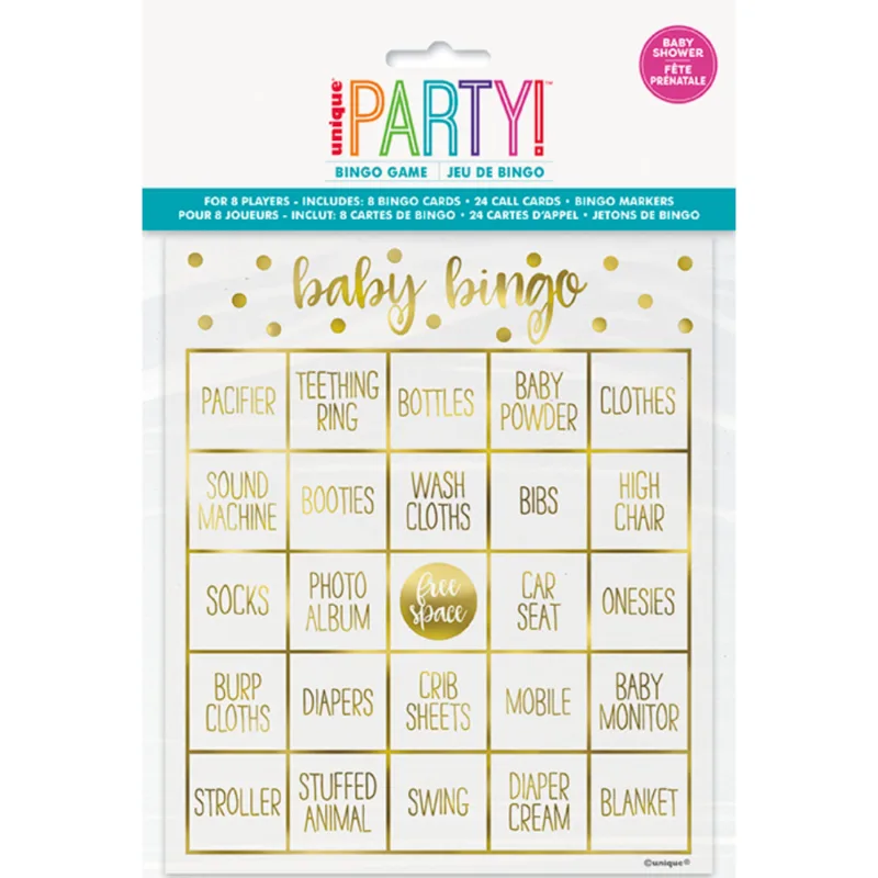 Oh Baby Bingo 8 Cards