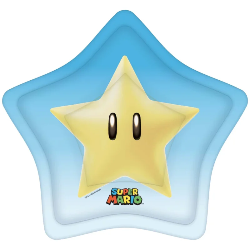 Super Mario "Super Star" shaped 8" Plates 8ct