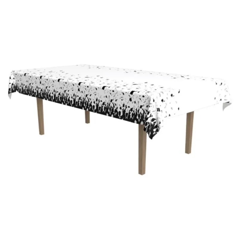 Grad Cheer White Table Cover 54" x 84"