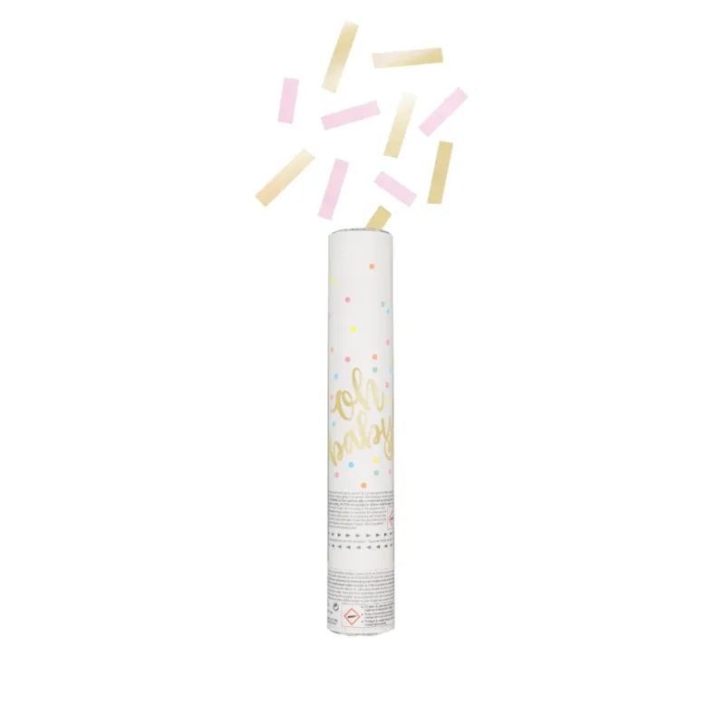 Gender Reveal Pink Confetti Popper