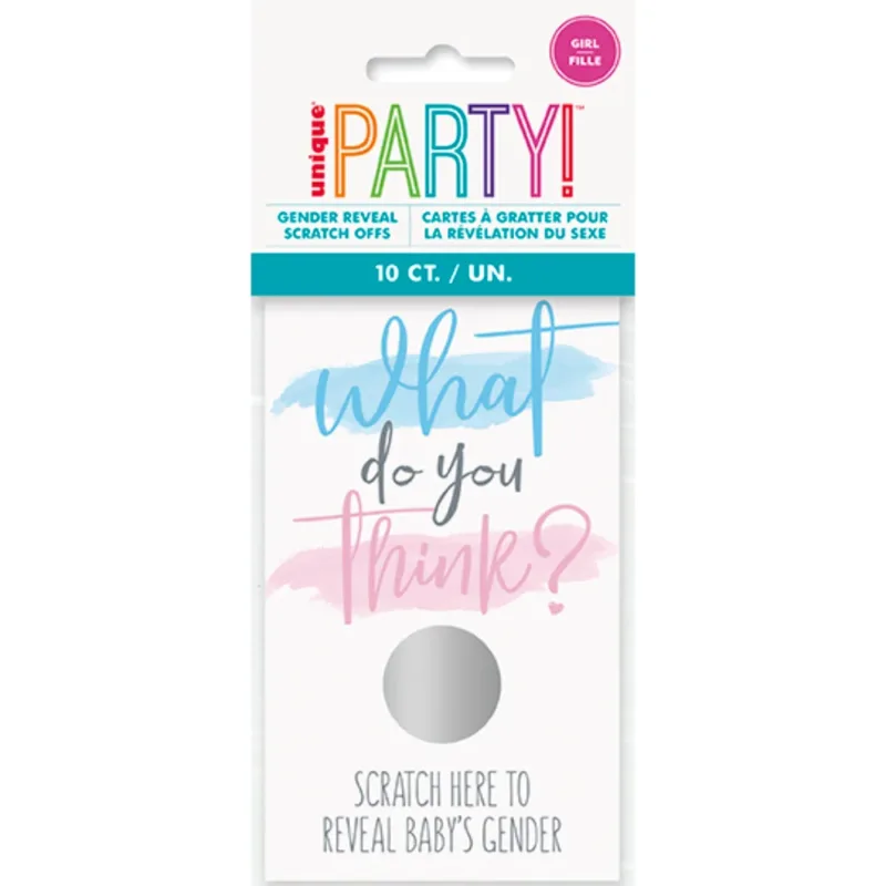 Gender Reveal Blue Scratch Off 10ct