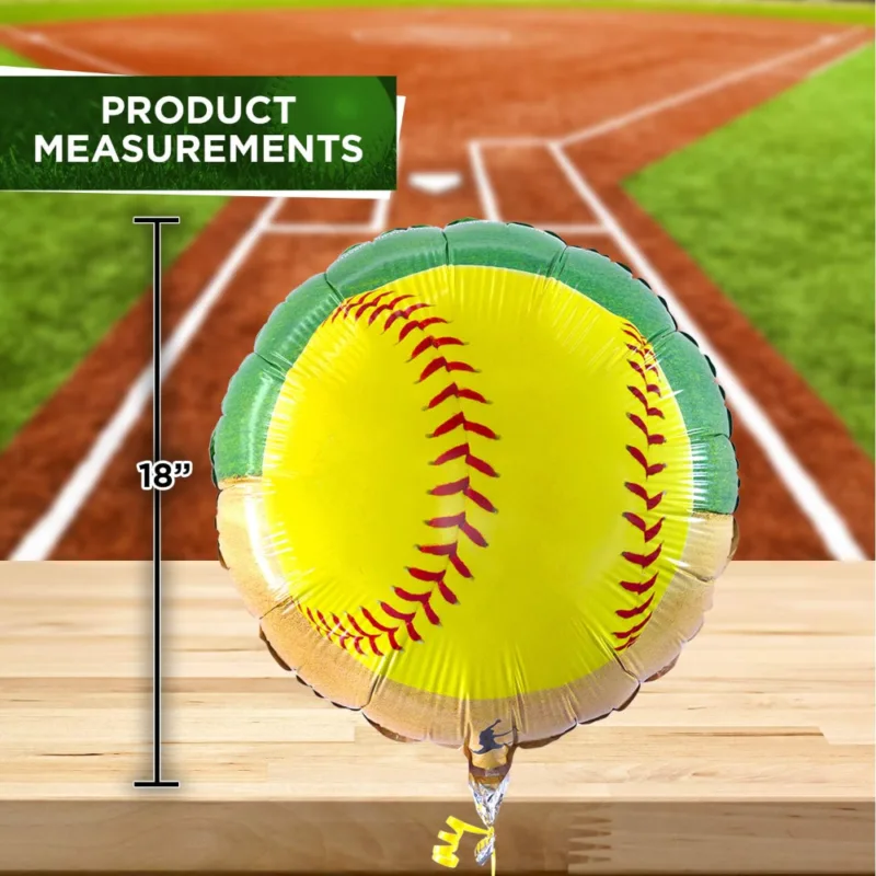 18" Softball Girls Fastpitch Foil Balloon - Image 2