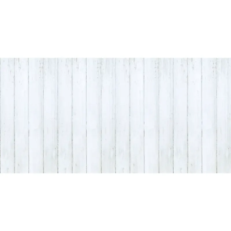 White Shiplap Table Cover 54"x108" - Image 2