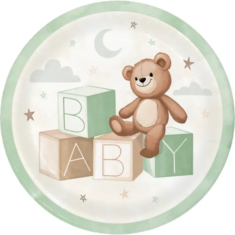 Teddy Bear 9" Plates