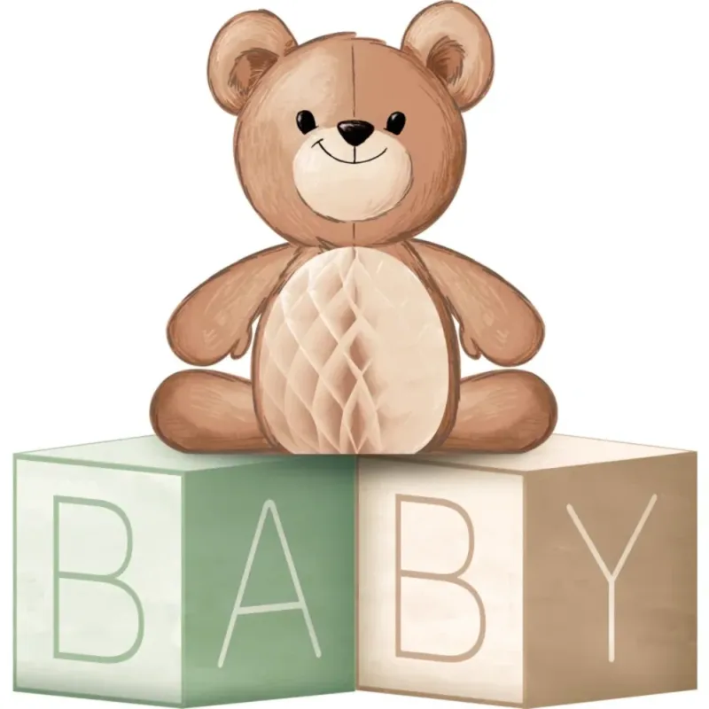Teddy Bear Honeycomb Centerpiece
