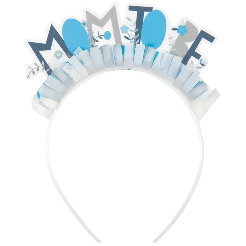 Blue Mom To Be Headband