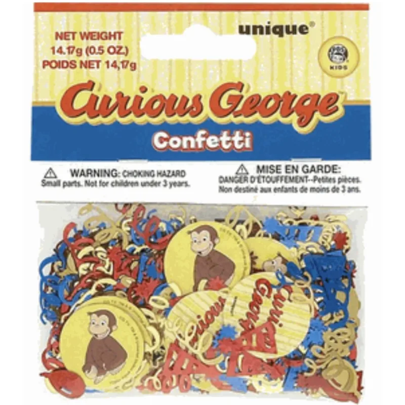 Curious George Confetti .5 Oz