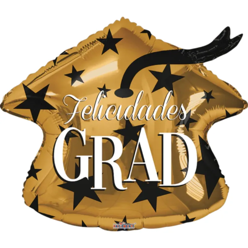 18" "Felicidades Grad" Cap Foil Balloon