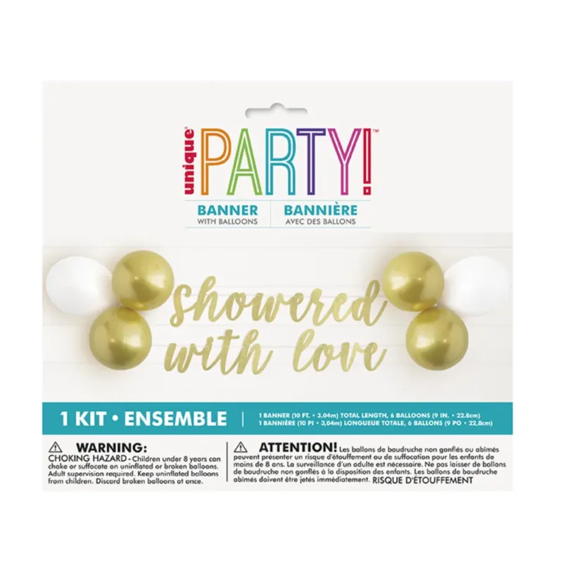 Showered With Love Banner 6'
