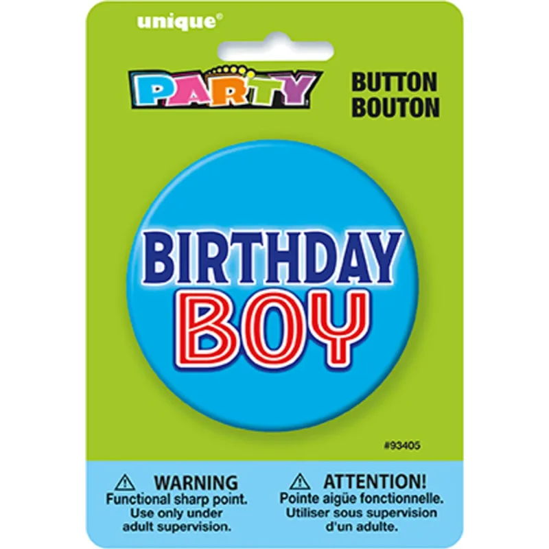 "Birthday Boy" Blue Badge 2.5" - Image 2