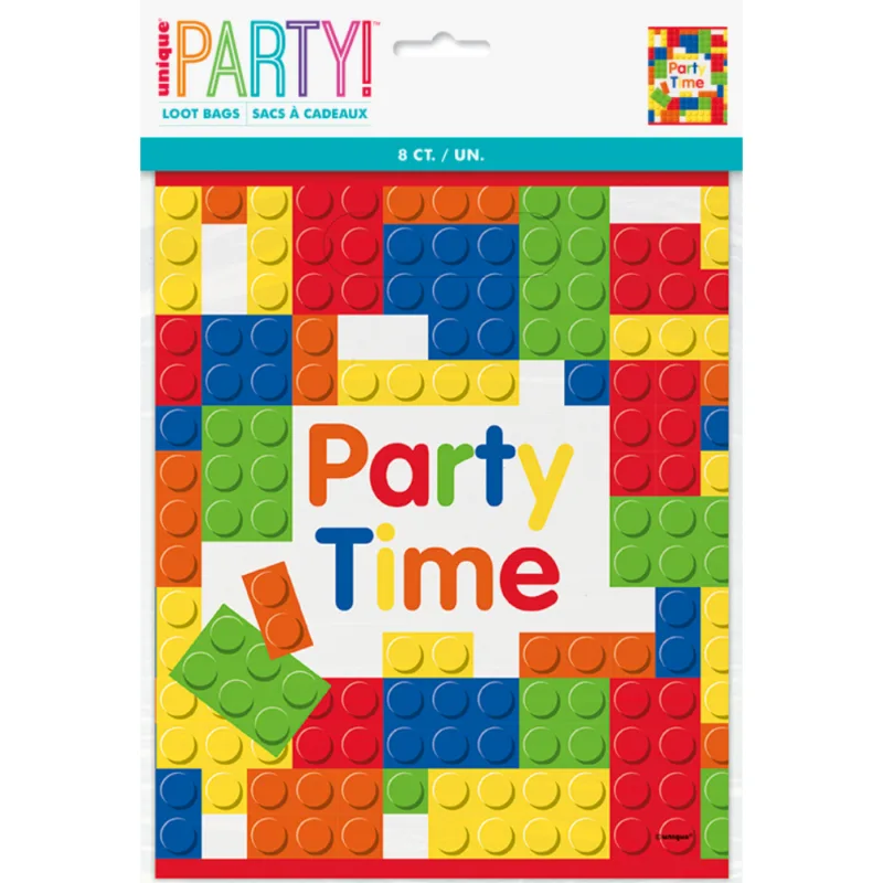 Building Blocks  Loot Bags 8ct