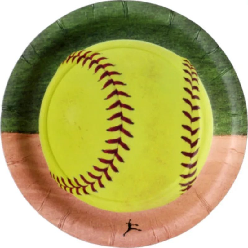 Girls Fastpitch 7" Plates 8ct
