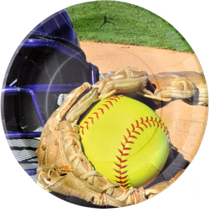 Girls Fastpitch 9" Plates 8ct