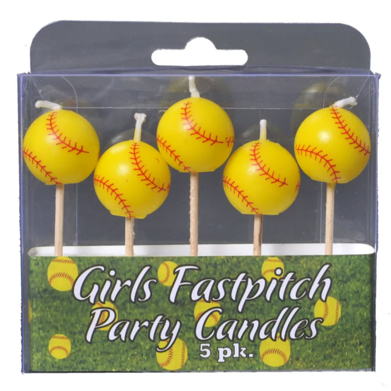 Girls Fastpitch Candles 5ct