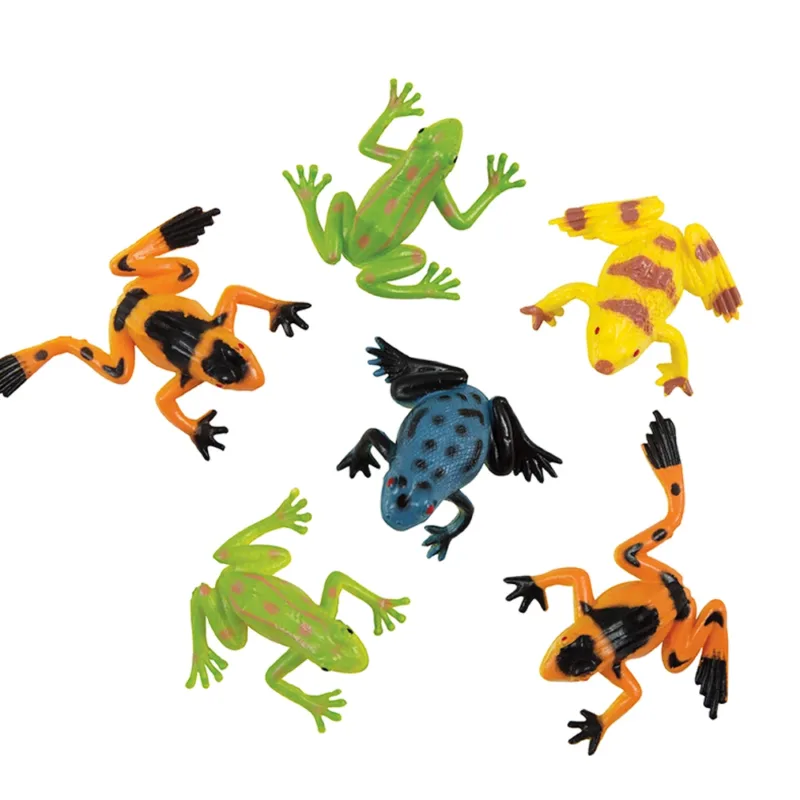 Plastic Favor Frogs 8ct