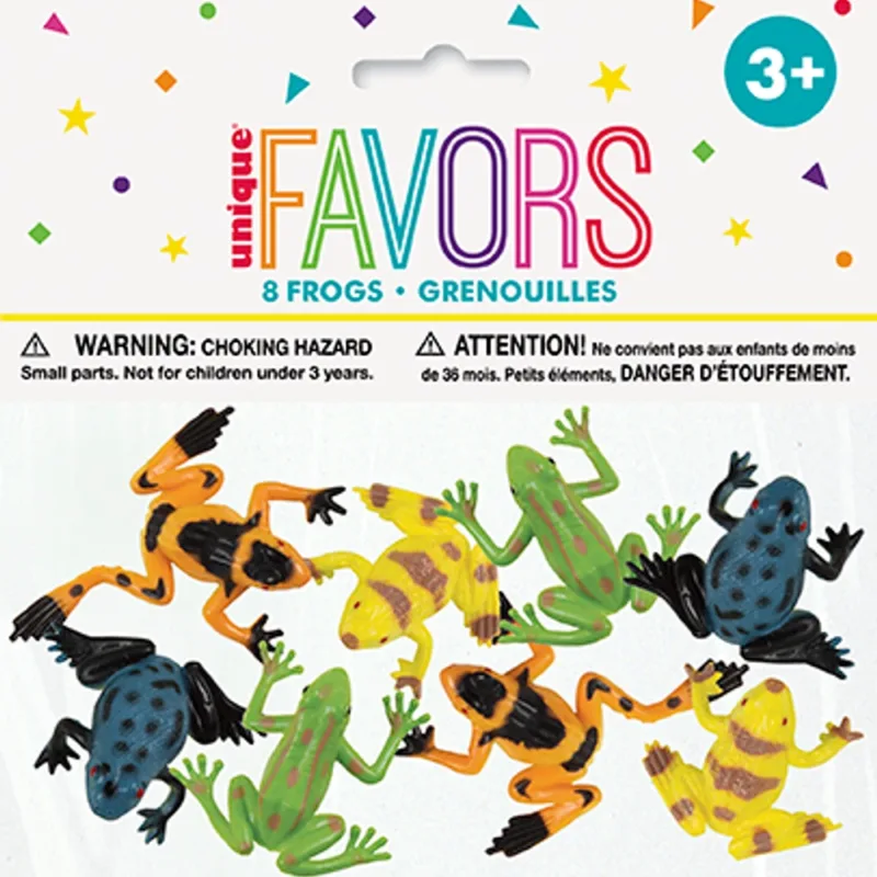 Plastic Favor Frogs 8ct - Image 3