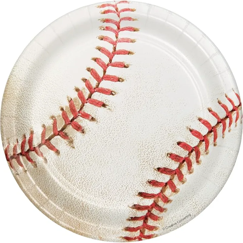 Baseball  7" Plates 8ct
