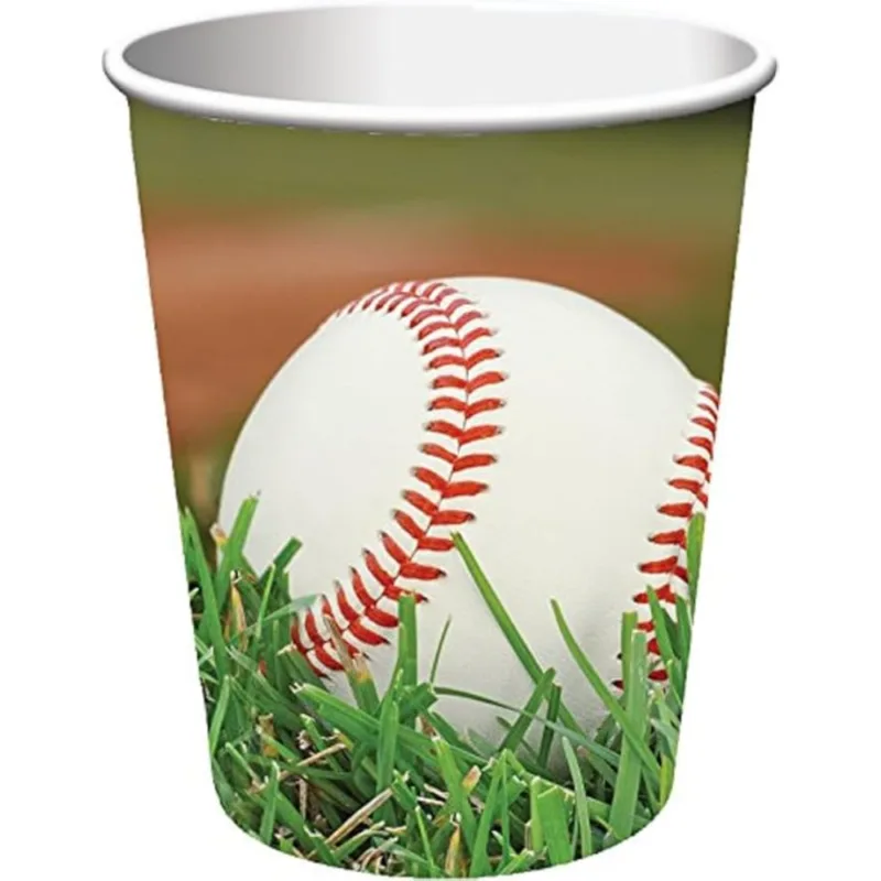 Baseball  Paper Cups 8ct