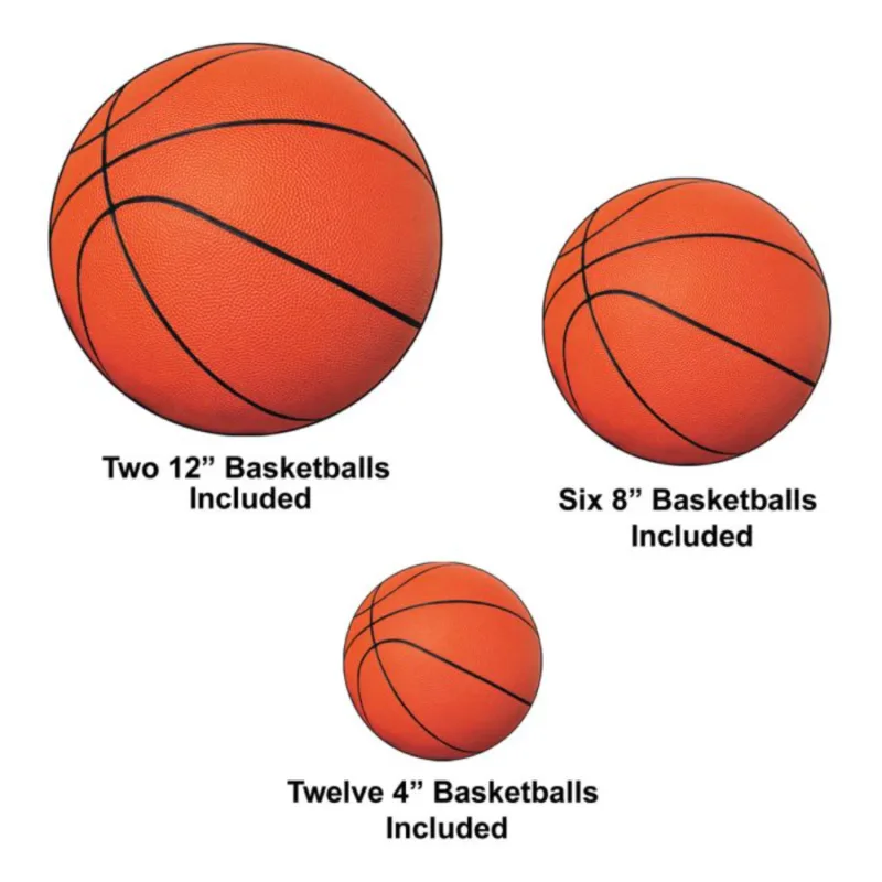Basketball Cutouts 20ct - Image 2