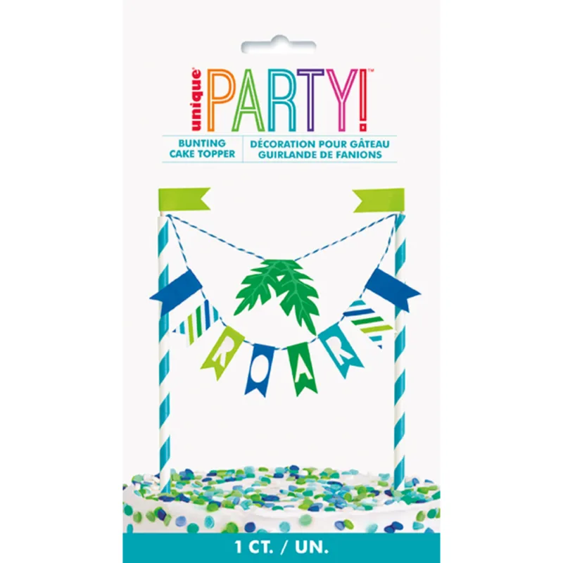 Blue/Green Dino Cake Topper