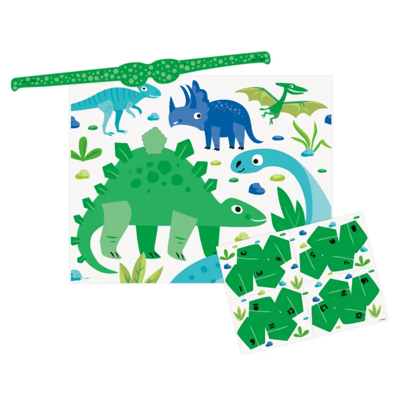 Blue/Green Dino Party Game - Image 2